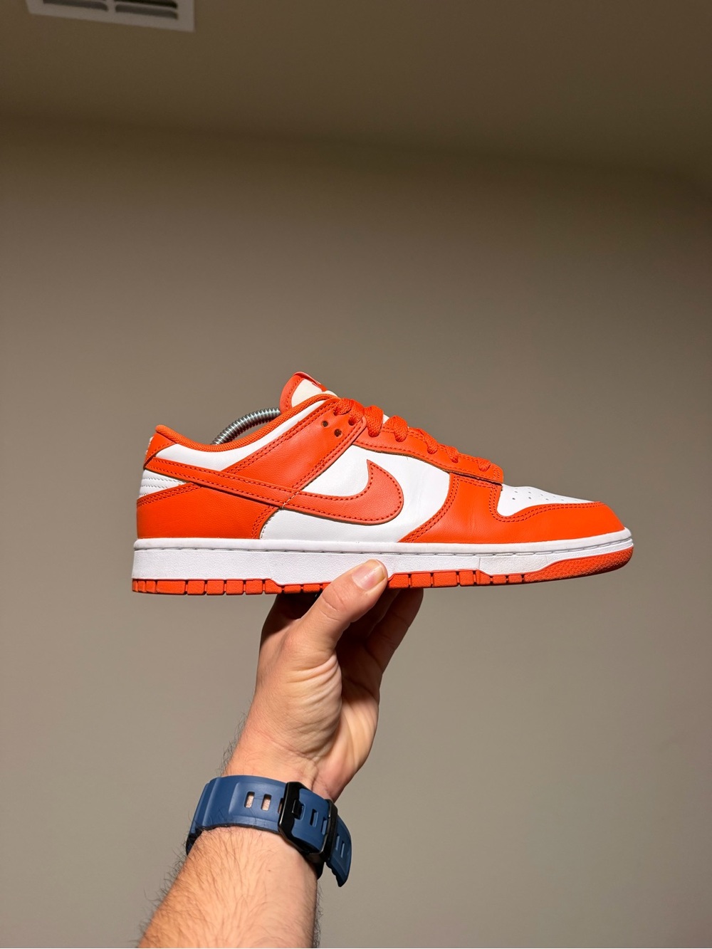 Nike Dunk Low Retro Orange/White Men's Sneaker